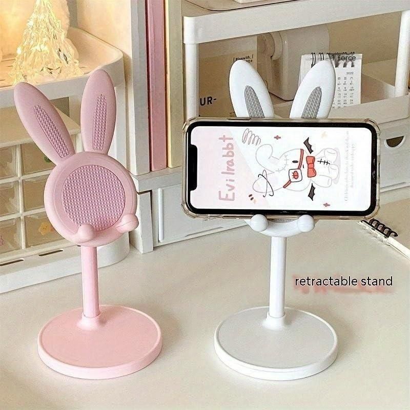 🐰 Adjustable Rabbit Cartoon Phone Stand